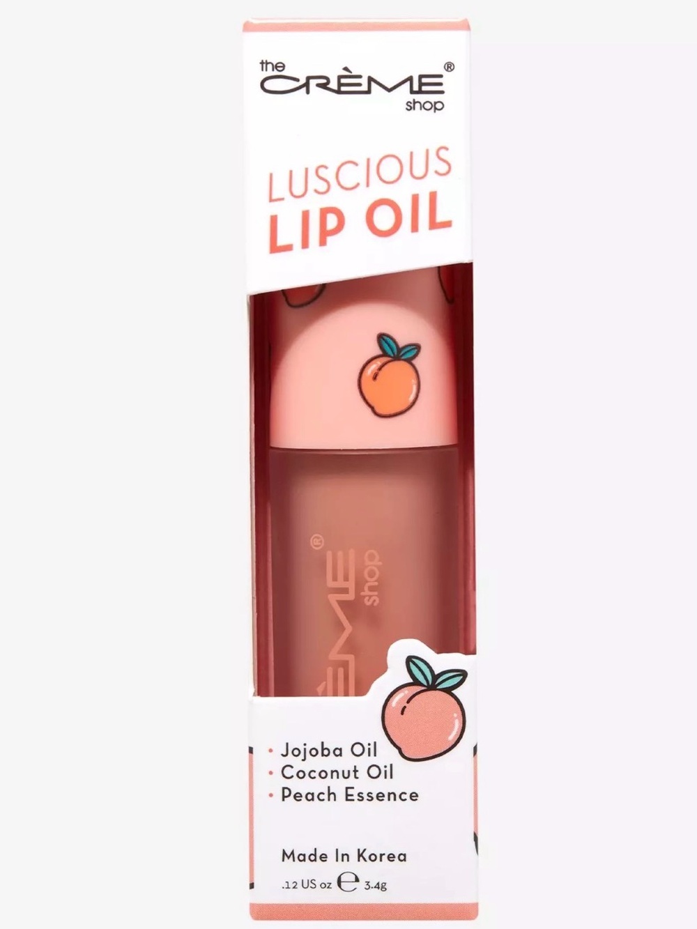 The Crème Shop Luscious Lip Oil - Peach Pink